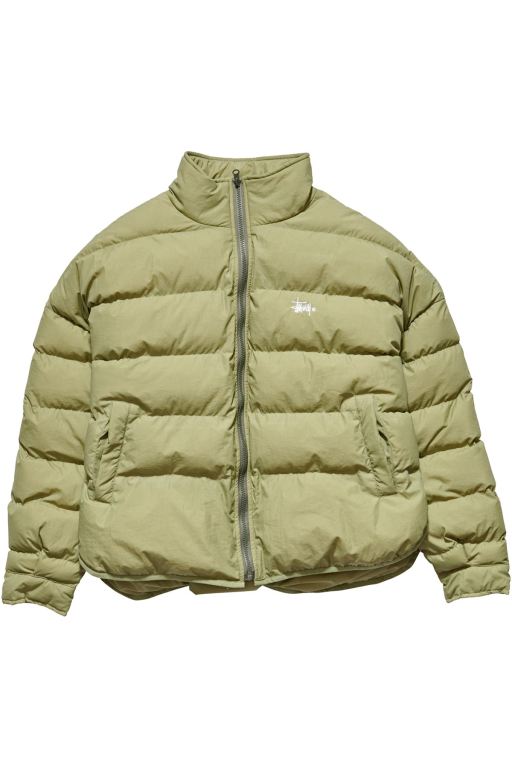 Stussy Womens Forest Lightweight Puffer Jackets Green - SVLJW5608